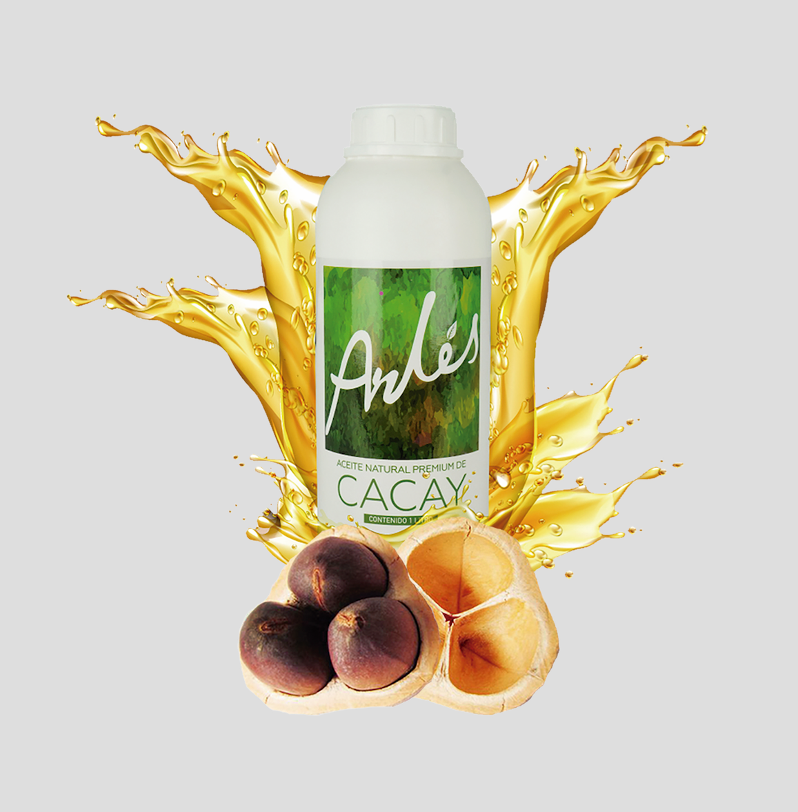 Aceite de Cacay Arlés Organics 1 litro